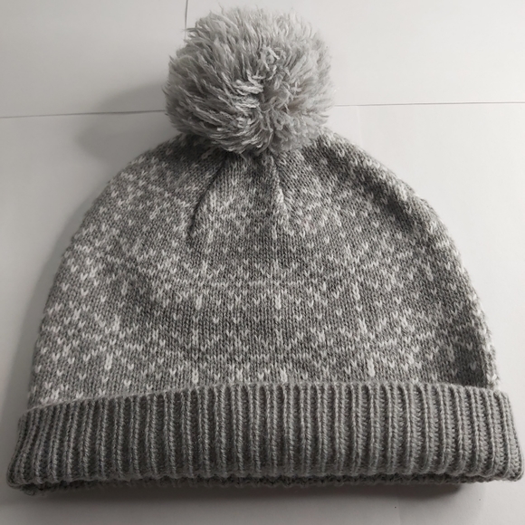 Jessica pompom hat, gray, one size - Picture 2 of 4